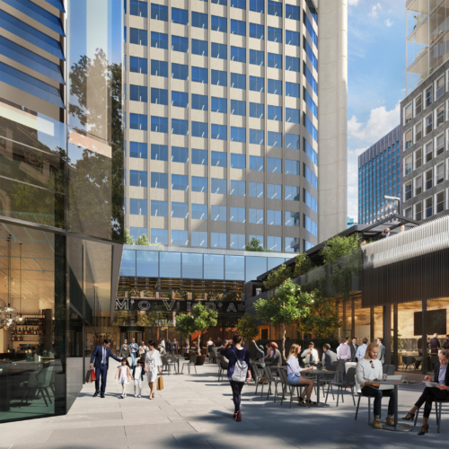 500 Bourke Street begins a new lease on life